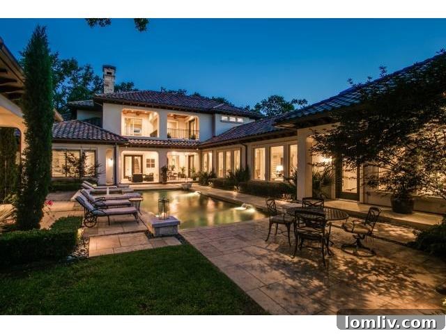 Expansive backyard with a luxurious pool, perfect for summer entertaining