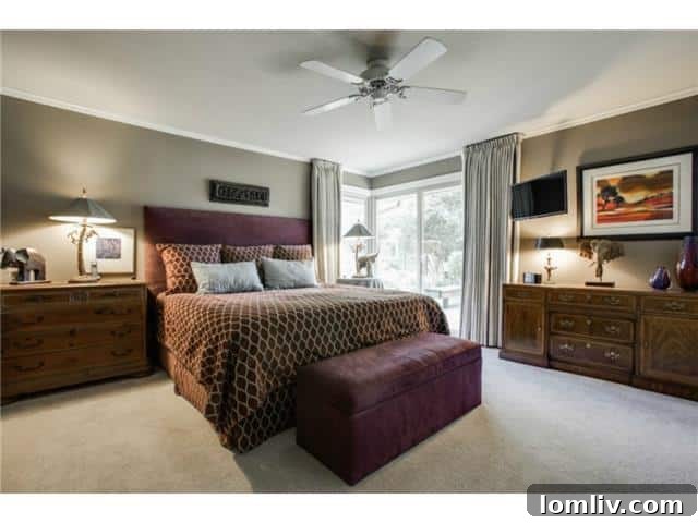 Serene Master Bedroom at 2848 Woodmere, North Oak Cliff