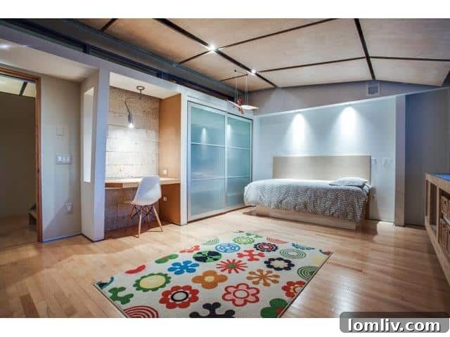 Comfortable guest bedroom