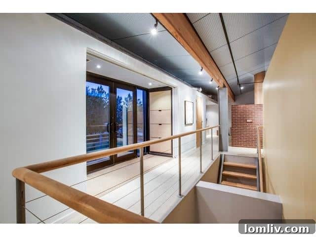 Bright and spacious hallway design
