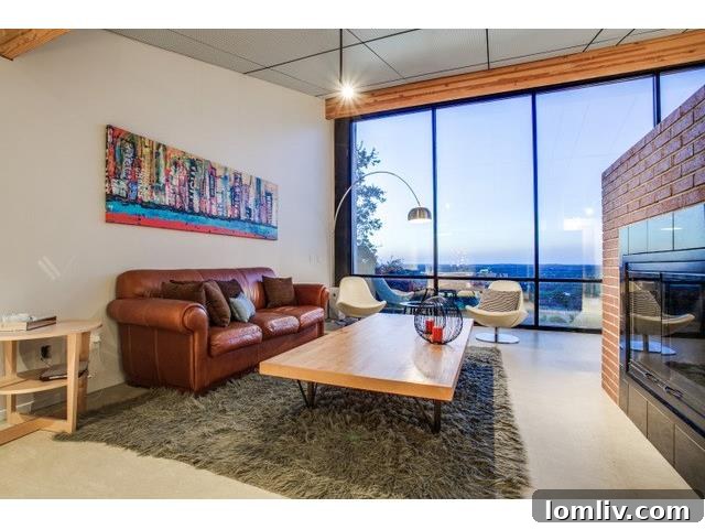 Inviting living space with modern furnishings