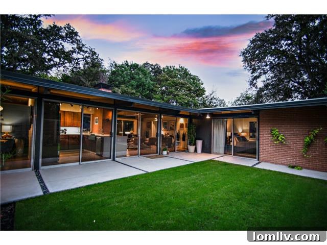 Friday Four Hundred: Pristine Midcentury Modern - A Flawless Fusion of Past and Present 19 10722 Royal Springs Backyard View