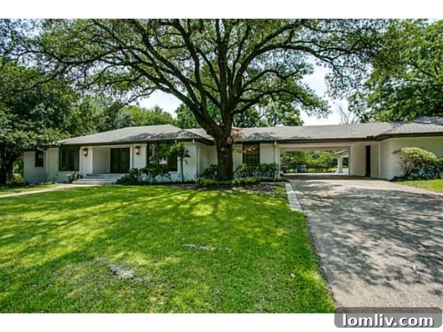 6832 Westlake Front View: A Blend of Mid-Century Charm and Modern Updates