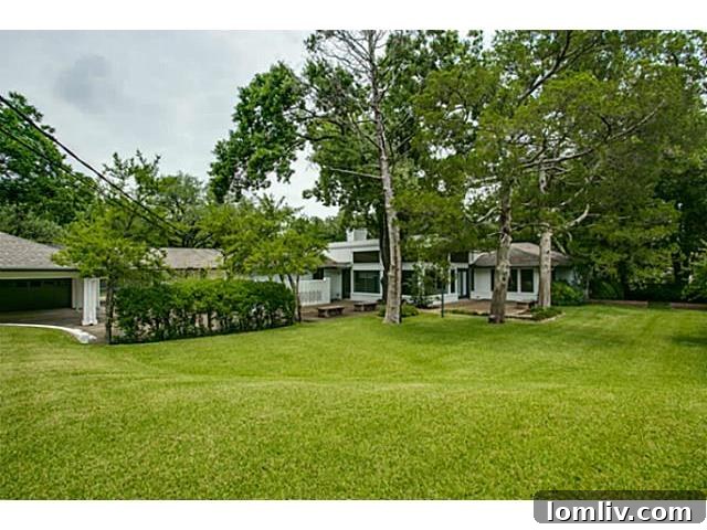 6832 Westlake Backyard View 2: Serene and private outdoor living space