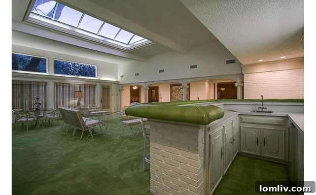 Westlake Bar - Before Renovation: Featuring a bold lime green design