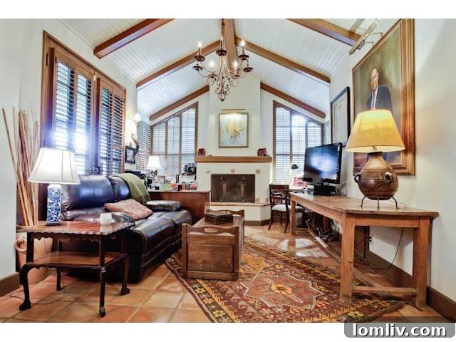 A dedicated library or office space at 3544 Rankin Street, perfect for contemplation or work.