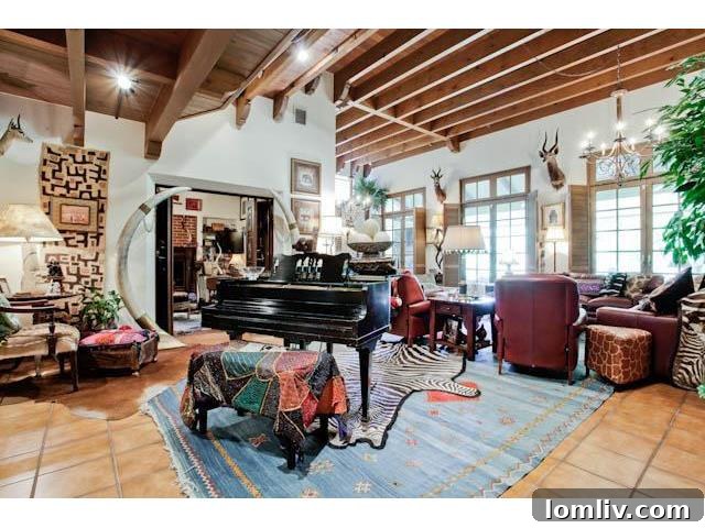 A closer look at the formal living room, revealing intricate details and timeless design within this Dallas home.