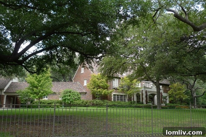 Laura Miller's exquisite residence near Preston Center, symbolizing the area's affluent surroundings