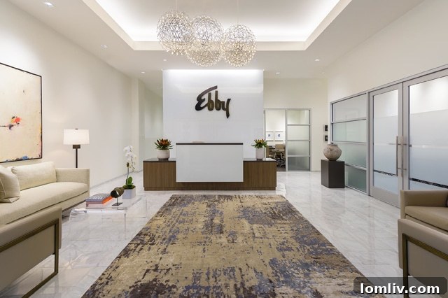 Ebby Halliday's new modern Preston Center office exterior
