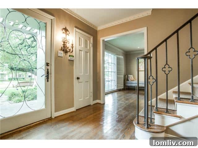 4420 Windsor Parkway Elegant Foyer - Welcoming entrance with refined details