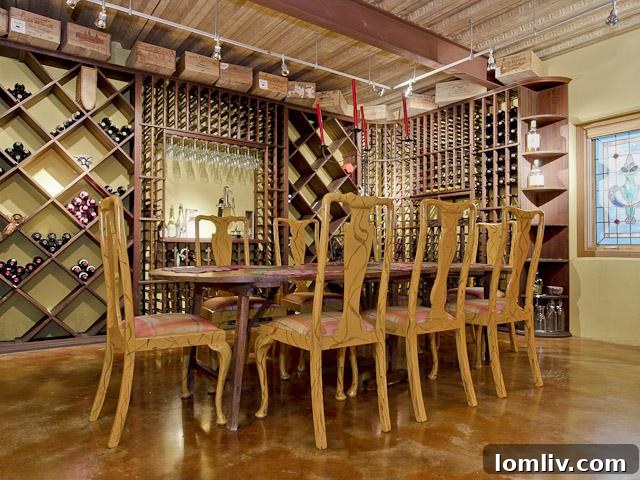 Luxurious Wine Cellar at Jourdan Way Property