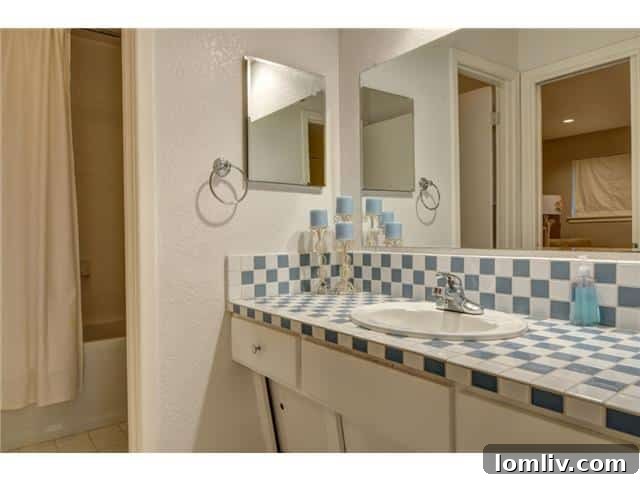 9221 Shoreview Hall Bathroom with Vintage Vanity