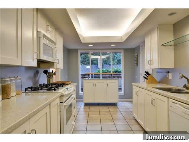 9221 Shoreview Modern Galley Kitchen with New Appliances