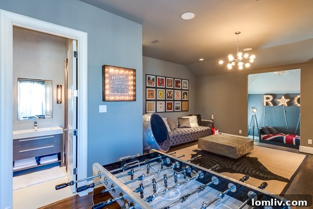 9625 Preston Road Dallas - Game Room