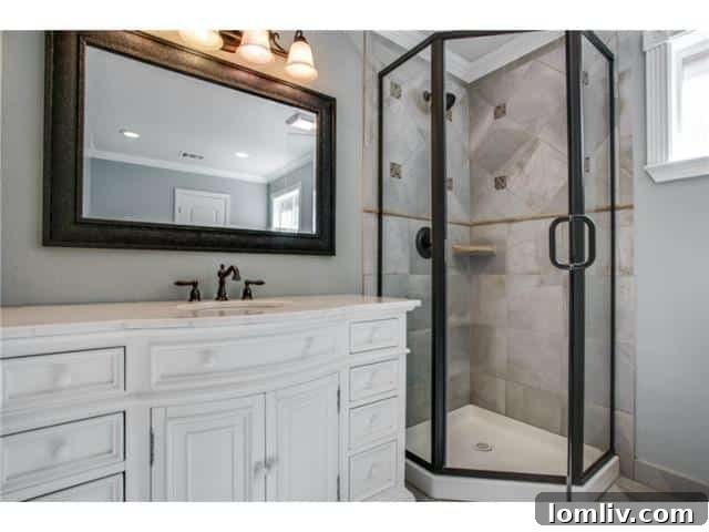 Clean and Modern Guest Bathroom