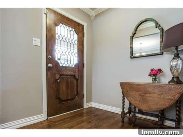 Elegant Entryway and Hallway at 9229 Ferndale Road