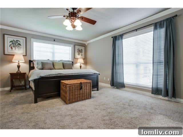 Inviting Upstairs Master Bedroom