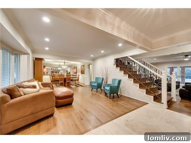 Spacious and bright formal living room in 3242 Princess Lane, featuring elegant finishes and ample natural light.