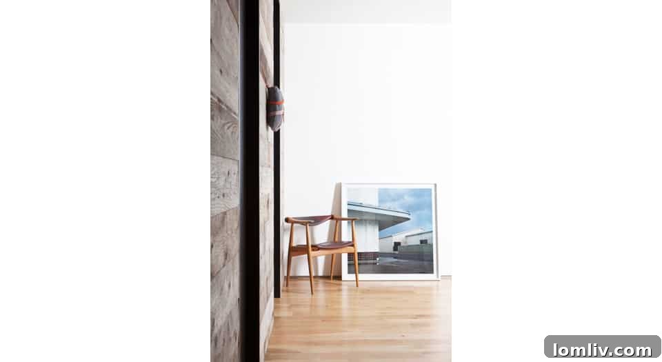 Luxury Home Door crafted from reclaimed wood by David Gross Fine Homes