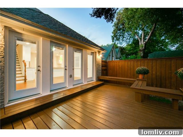 1210 N. Winnetka Deck View - Perfect for entertaining and outdoor relaxation
