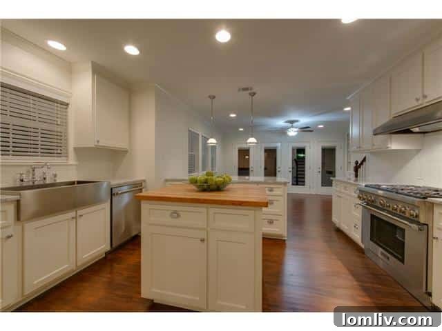 1210 N. Winnetka Kitchen - A chef's dream with marble and professional appliances