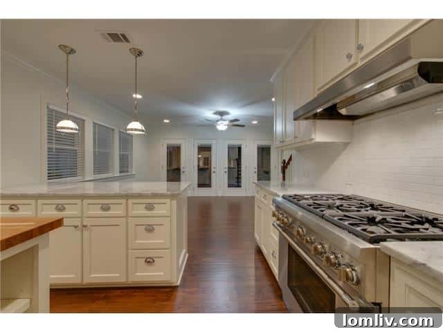 1210 N. Winnetka Kitchen to Den View - Open concept living for modern families