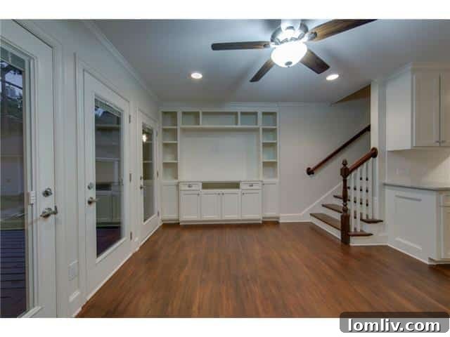 1210 N. Winnetka Den Area - Bright and inviting family space