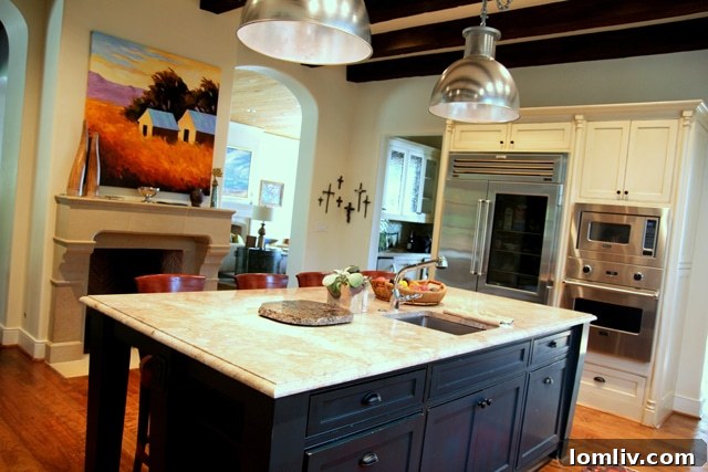 Custom kitchen remodel for entertaining in Dallas