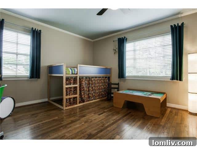 Bright and inviting kids' bedroom at 1108 Valencia, suitable for families