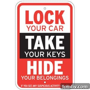Lock Take Hide: Simple Steps to Prevent Car Burglaries in Park Cities