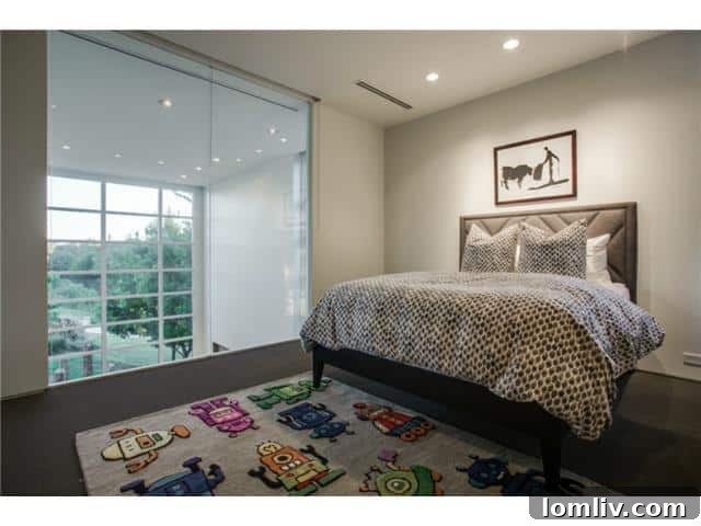 Guest Bedroom in Modern Dallas Home