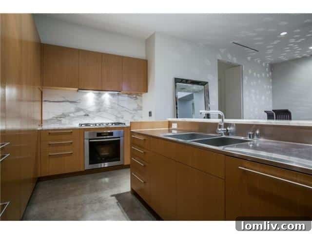 Contemporary Kitchen with High-End Appliances