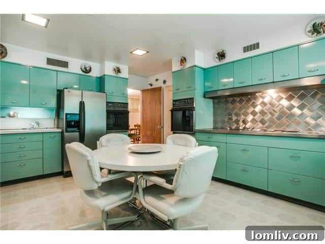 Another Angle of the Functional and Stylish 1950s Kitchen