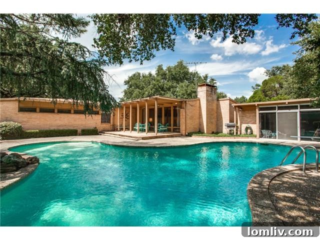 Sparkling Outdoor Swimming Pool, Perfect for Relaxation