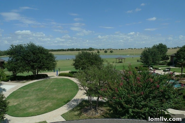 Deion Sanders' personal football field, a nod to his legendary NFL career