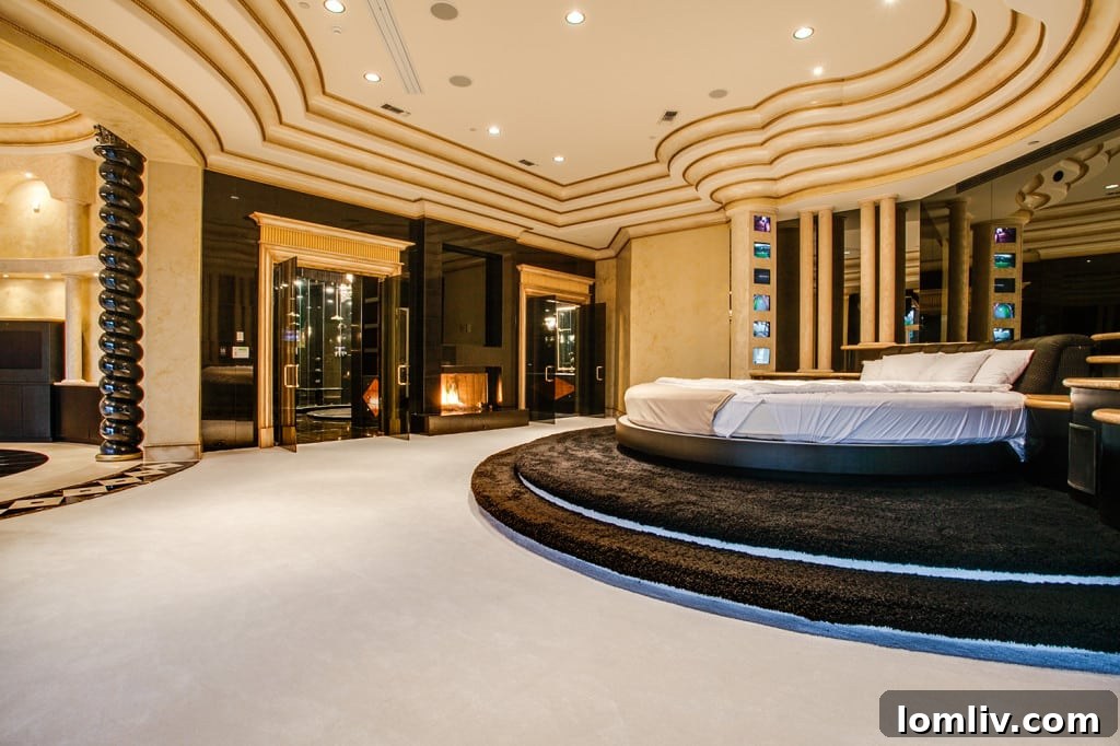 Luxurious master bedroom suite, offering a private retreat with ample space and sophisticated finishes.