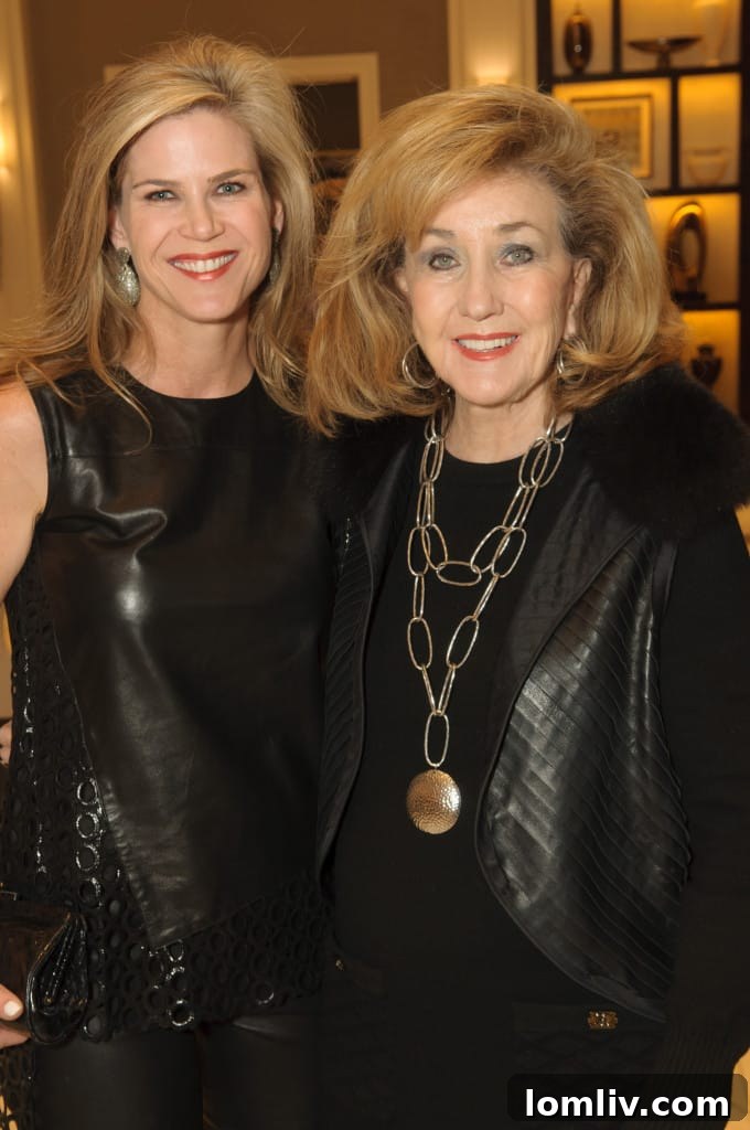 Attendees mingling at the luxury high-rise launch in Dallas