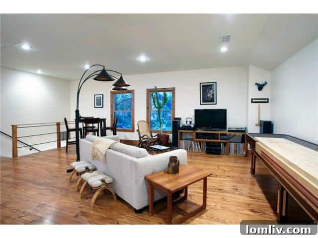 Inviting Living Room Featuring Unique Decor