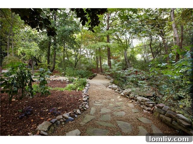 Secluded Pathway to Dallas Luxury Home