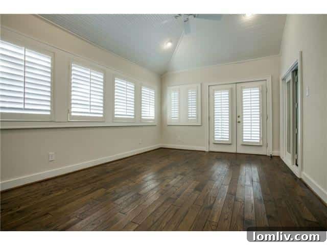 Another perspective of the serene and spacious upstairs master suite