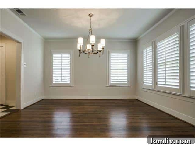 Elegant formal dining room, perfect for hosting dinner parties and special occasions