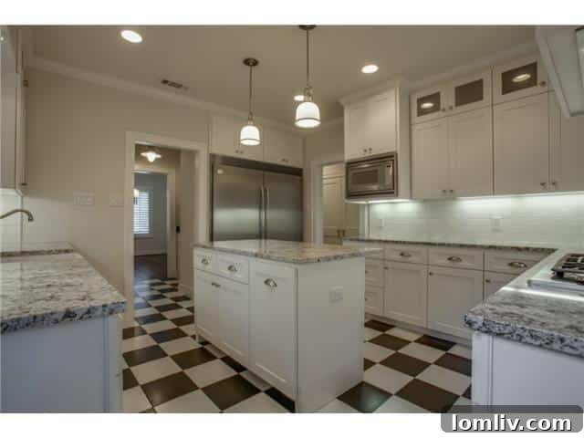 Contemporary kitchen design showcasing stunning granite countertops and bespoke cabinetry
