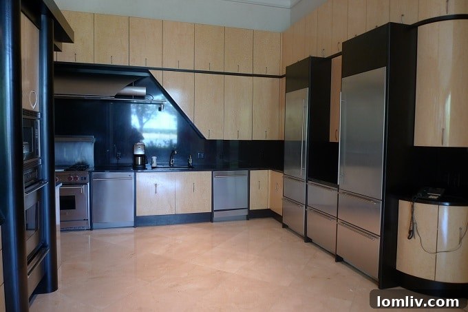 View of the main kitchen area