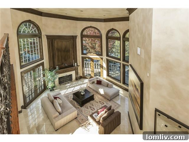 Grand family room or formal living area at 50 Picadilly Park.