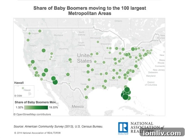 Baby Boomers Housing Market Infographic
