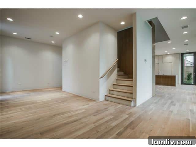 Grand Entrance of 4112 Cole - Modern Urban Residence in Uptown Dallas