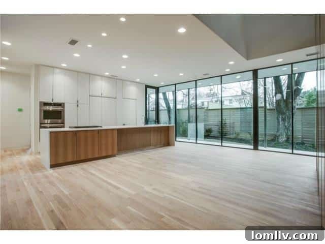 Open Kitchen and Dining Area at 4112 Cole - Sleek Modern Design