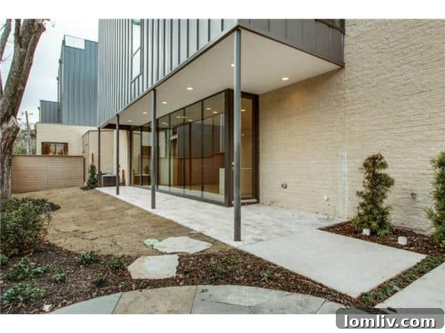 Large Windows Overlooking Side Yard at 4112 Cole