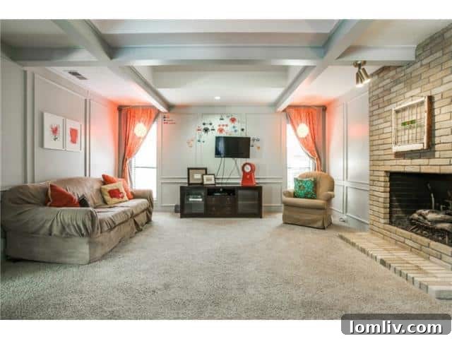 Spacious family room with ample natural light, ideal for gatherings