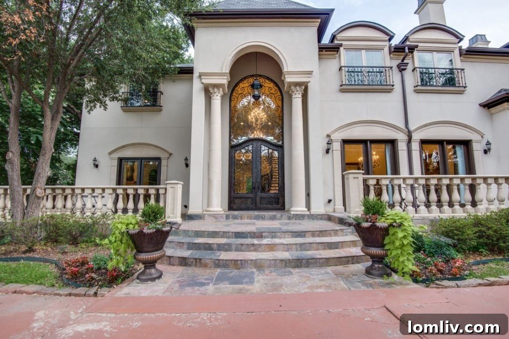 Luxury Home Front Exterior Dallas